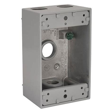 fleet farm junction box|Bell Outdoor 3 Hole Weatherproof Outlet Box .